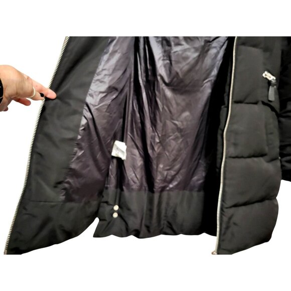 Derek Lam 10 Crosby Black Down Puffer Coat - Picture 9 of 17